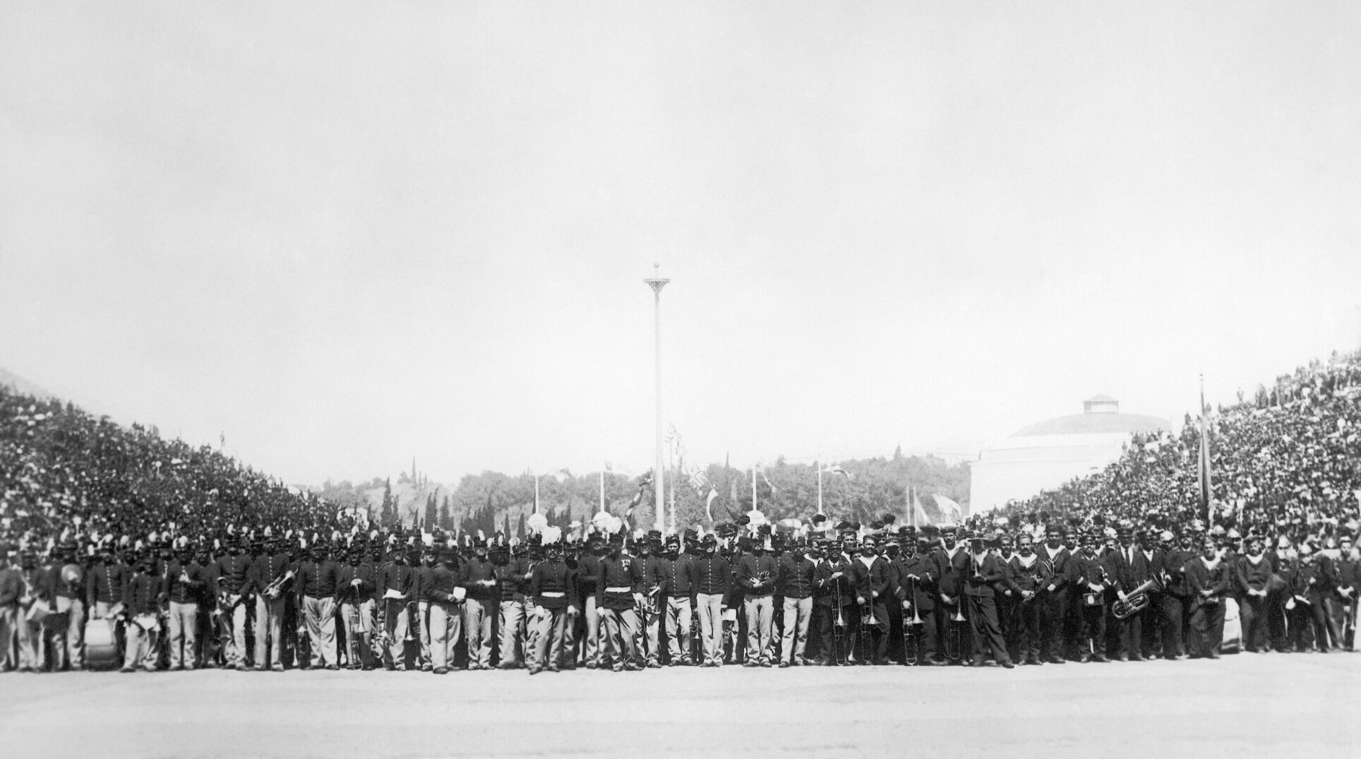 1896: The first modern Olympic Games begin in Athens, Greece
